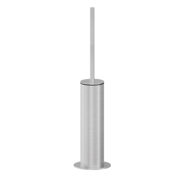 Freestanding toilet brush holder with brush