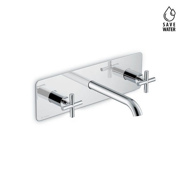 Blink 70821E 3-hole wall-mounted basin group with cover plate