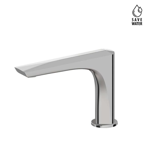 Deck-mounted washbasin spout. Without pop-up waste set