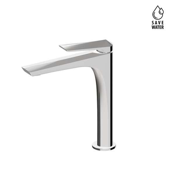 Single-lever mixer medium version for above counter basin, without pop-up waste set