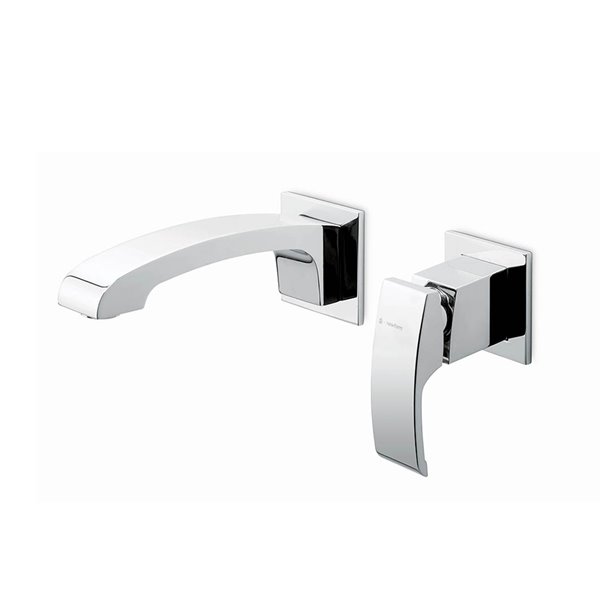 External part basin group consisting of: single-lever wall mixer, without pop-up waste set. 
