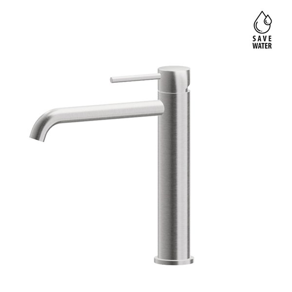 Single lever mixer, medium version for above counter basin, without pop-up waste set.