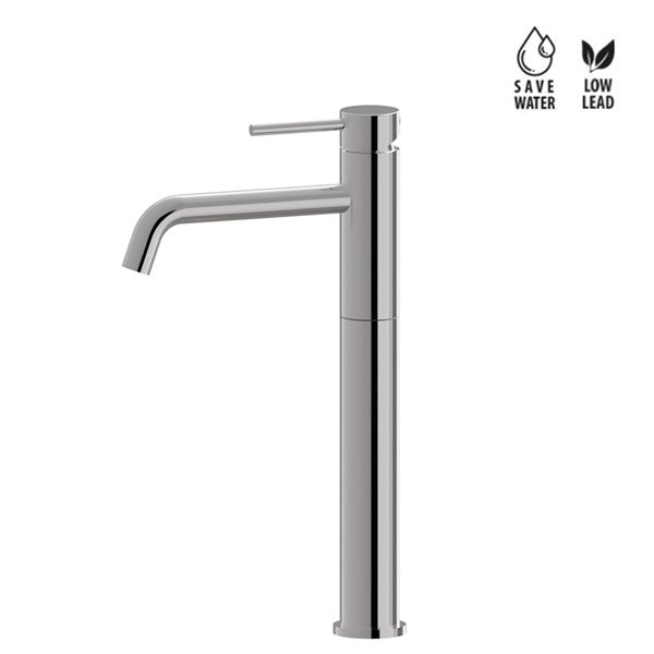 Single-lever mixer, high version for above counter basin