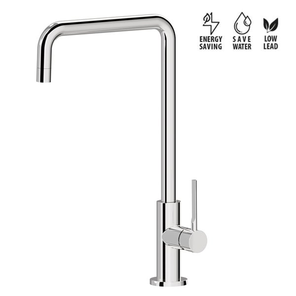 Maki 71821 sink mixer with squared swivel spout