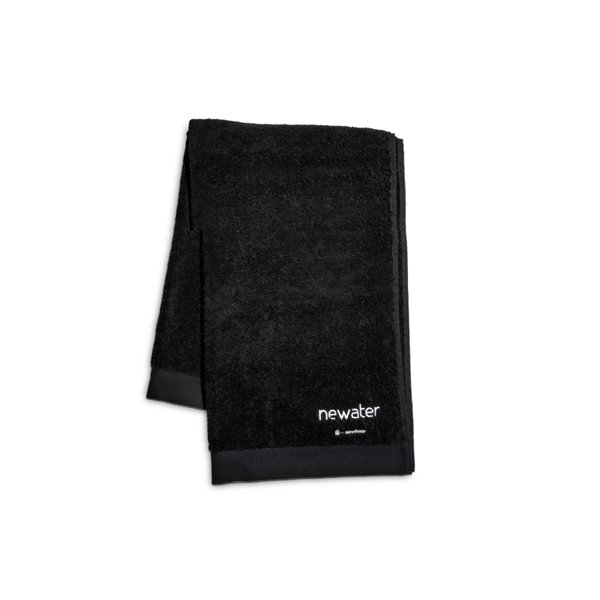 Asciugamano in spugna cm 60x100, colore nero