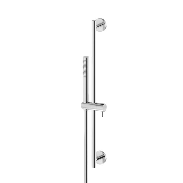 Complete shower set with ABS hand shower, LL. 150 cm PVC flexible, without wall union.