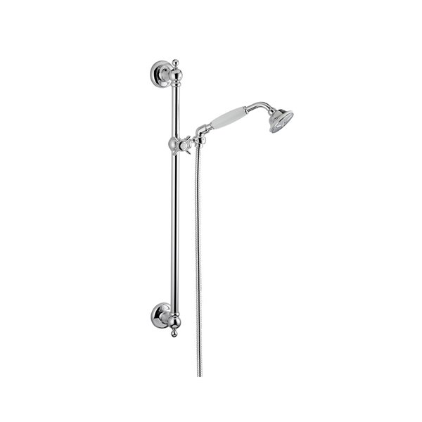Complete shower set with hand shower, LL. 150 cm flexible, without wall union.